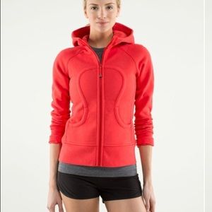 Classic Lululemon Scuba Hoodie in Love Red